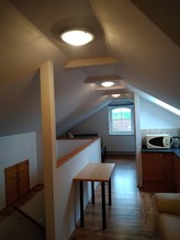 Pronájem podkrovního bytu 1+kk, 23,8 m2, Únětice,  Svatý Jan